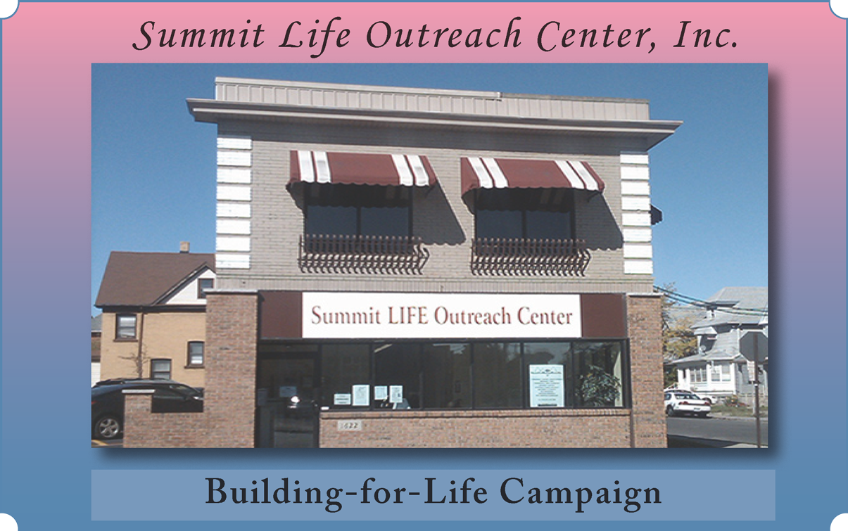 Summit Life Outreach Centers Building for Life  Campaign front page