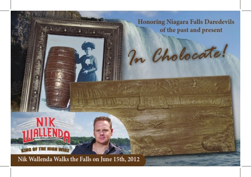 Nick Wallenda Niagara Falls New York Post Card Front