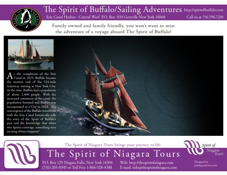 Staycation Vacation Spirit of Buffalo Tour Flyer Front