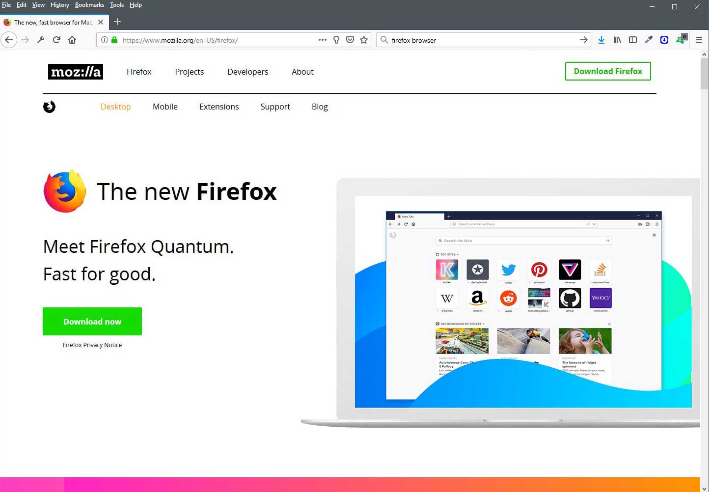 does firefox make the tor browser faster