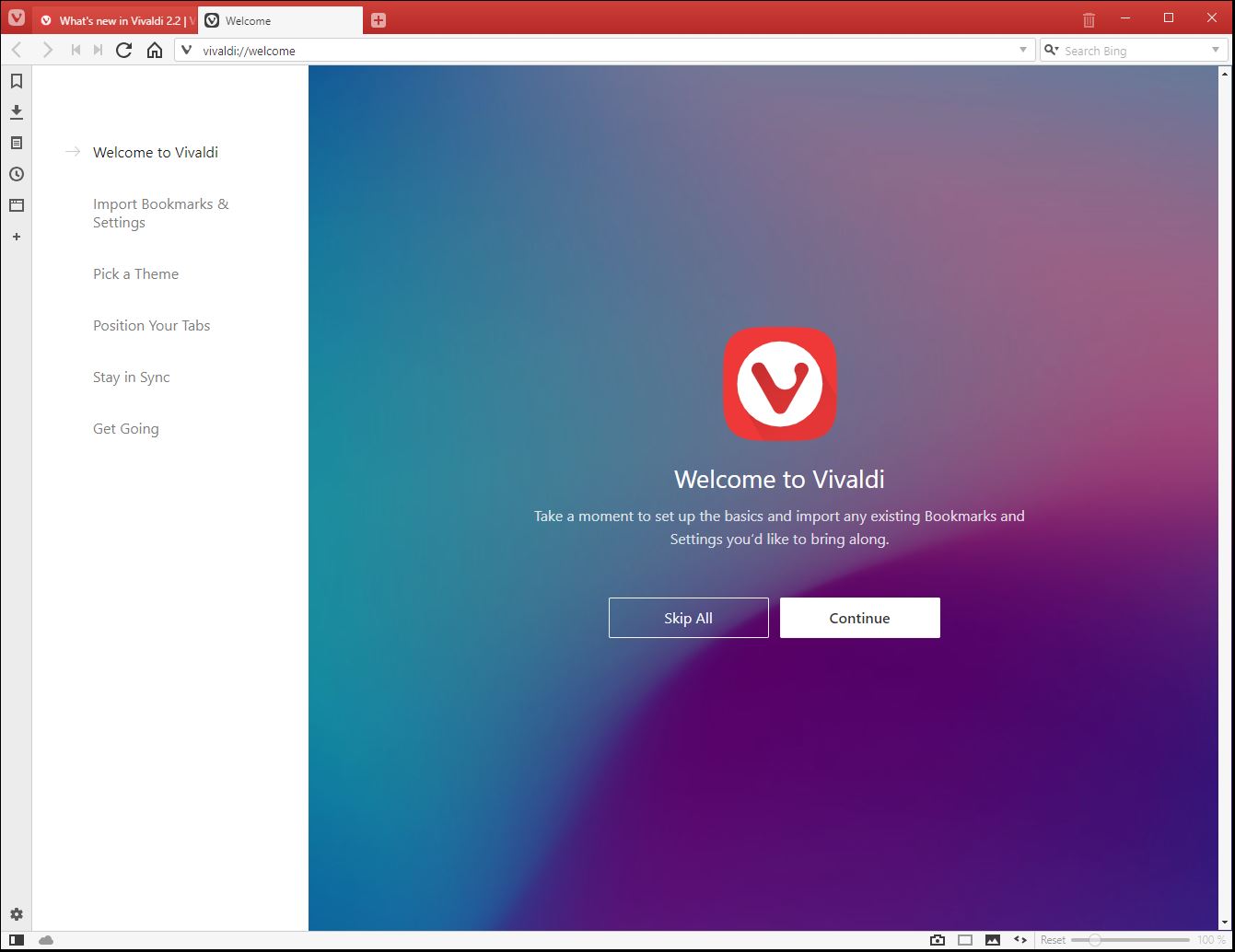 Vivaldi Web Browser