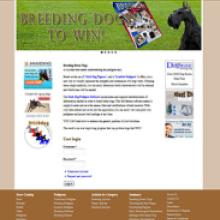 Breeding Better Dogs Website Screenshot