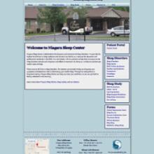 Niagara Sleep Center Website Screenshot